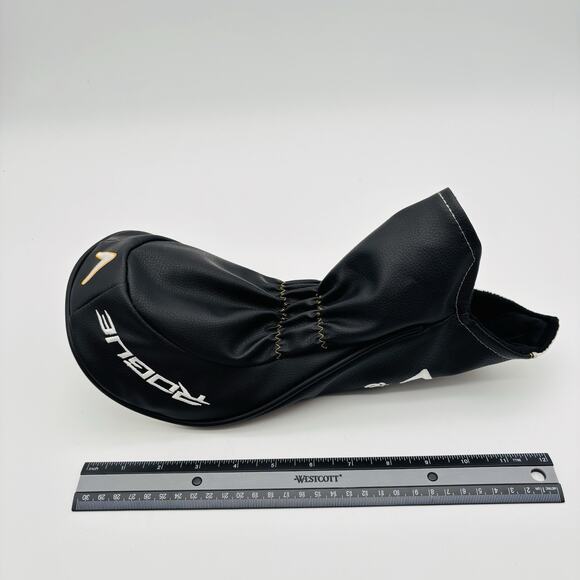 Callaway Golf Rogue ST Driver Headcover - Embroidered - White/Black/Gold. Clean - Picture 9 of 9